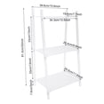 thumbnail image 2 of Transparent Acrylic 15.6×11.6-Inch 3-Layer Trapezoidal Bookshelf Display Stand, 2 of 10