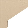 thumbnail image 3 of 4"W x 16"D x 16"H Thin Clemmons Rough Cedar Woodgrain TimberThane Corbel, Primed Tan, 3 of 6