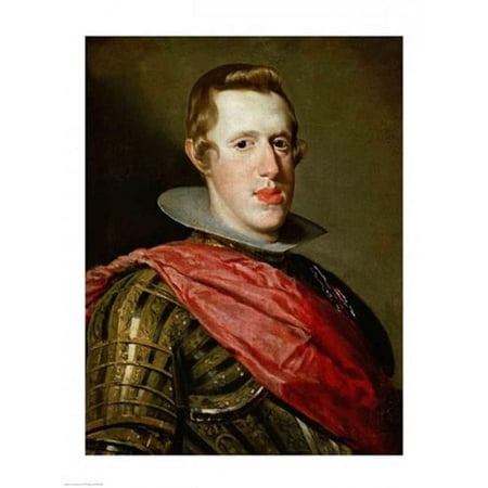 Posterazzi Portrait of Philip IV in Armour Poster Print by Diego Velazquez