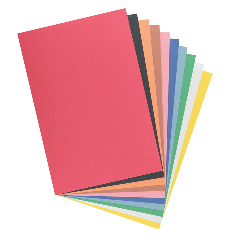 500 Sheets Construction Paper Color Paper for Crafts Folding