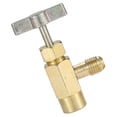 thumbnail image 2 of Robinet de Canette avec Adaptateur de Réservoir Connecteur de Tuyau de Climatiseur Valve Scellée de Réfrigérant, 2 of 7
