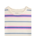 thumbnail image 3 of Weekend Academy Girls Stripe Boxy Tee, Sizes 4-18, 3 of 4