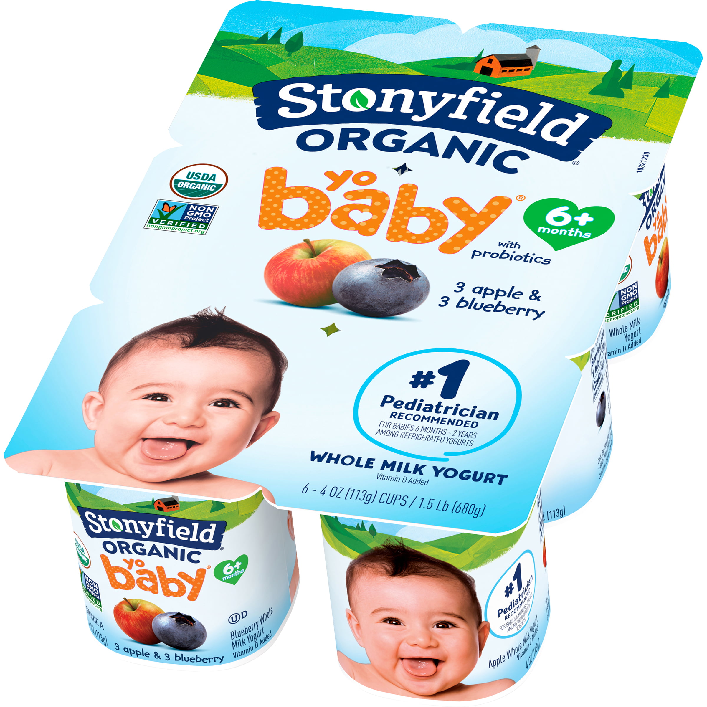 stonyfield baby yogurt walmart