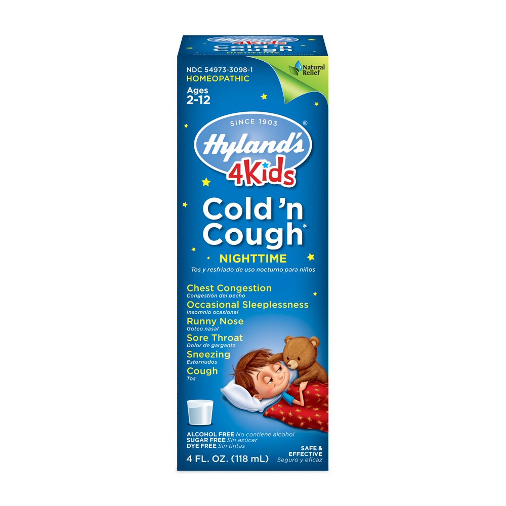 Hyland's 4 Kids, Cold'n Cough Night Time - 4 Oz/ 118 mL main image 1