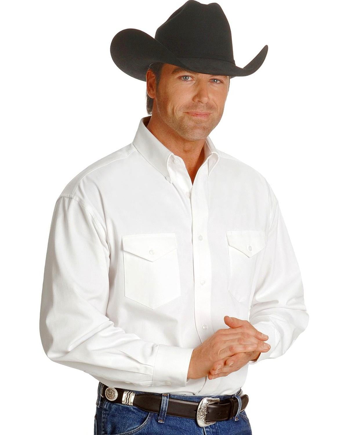 Wrangler Men's Long Sleeve Western 