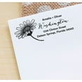 thumbnail image 3 of Printtoo Personalized Black Self Inking Wedding Invitation Stamp Custom Address Rubber Stamper -68 x 30 mm, 3 of 6