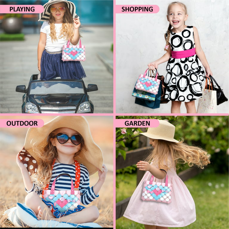 BUDDY N BUDDIES Make Your Own Fashion Bag for Girls Age 6-10 Years Old, DIY  Kits for Girls. DIY Bag for Girls, Fun Arts & Craft Activity for Girl