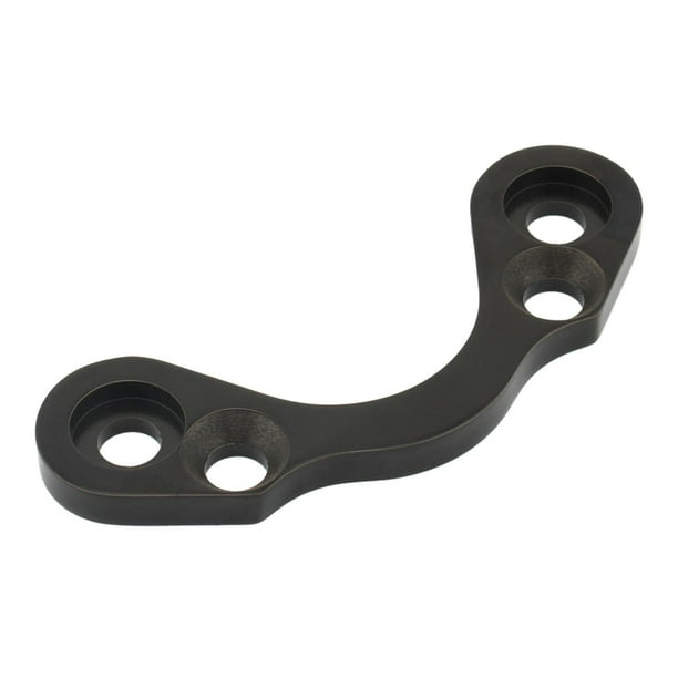 Adaptador de árbol de manillar, abrazadera , reemplazo directo, aleación de aluminio de 3,5" de ancho negro