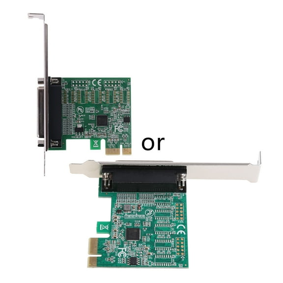 Parallel Port DB25 25Pin PCIE Riser Card LPT Printer to PCI-E Express Cards Converter Adapter AX99100