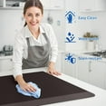 thumbnail image 4 of 2PCS Kitchen Rugs Cushioned Anti-Fatigue Non-Slip Waterproof Kitchen Mat Comfort Foam Standing Mat for Floor Office Sink Laundry (Chocolate), 4 of 14