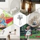thumbnail image 4 of Ceiling Hook, Ceiling Mount Suspension Trainer Suspension Kit for Hanging Chair, Hammock, Sling Trainer, Punching Bag, Yoga, 4 of 5