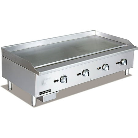 

Adcraft Stainless Steel 48 Gas Griddle 120 000 BTU NG BDECTG-48/NG