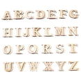 thumbnail image 4 of OULII 52pcs Block Letters Unfinished Wood Letters for Creative Festival Sign Making, 4 of 8