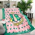 thumbnail image 2 of Sorority Gifts for Women Throw Blanket Soft Micro Throw Light Weight Flannel Blanket for Home, Bed, Sofa 50''''X60'''', 2 of 6