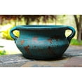 thumbnail image 6 of U.S.Sourcing Inc. Egyptian Era Terracotta Planter in Blue,Green, Red, Purple in 2 sizes Large Copalt Blue 8 1/2"x5", 6 of 6