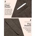 thumbnail image 4 of COOFANDY Men's Blazer Casual Sport Coats Slim Fit One Button Suit Jacket Lightweight Sports Jacket, 4 of 6