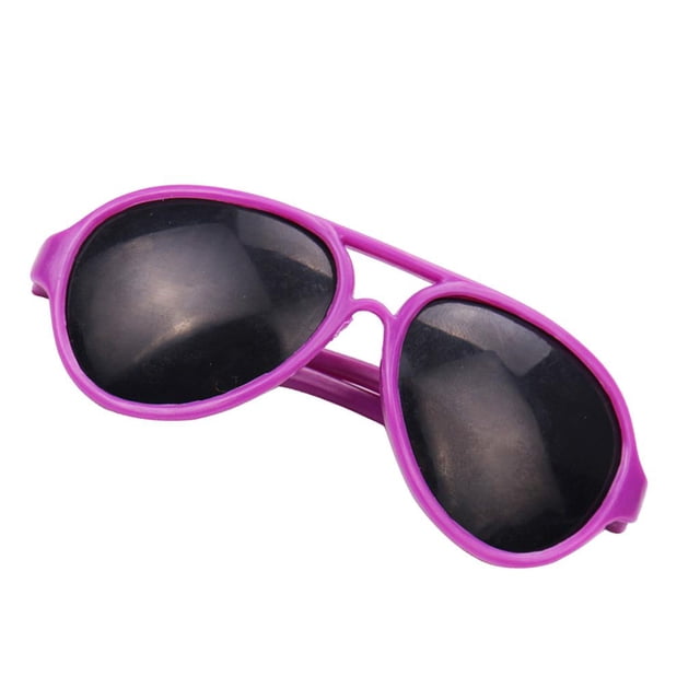Gafas de Sol Accesorios para 18'' Muñecas (Patrón Bowknot / Ovalado / Corazón para Selección) Púrpura Zulema Gafas de anteojos de muñeca