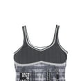 thumbnail image 4 of Liacowi Vintage Graphic Sleeveless Crop Top for Women Sexy Ribbed Tanks Crewneck Camis Tee Shirts, 4 of 6