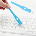 thumbnail image 2 of Computer Keyboard Cleaning Brush, PC Laptop Keyboard Cleaning Brush, Durable Antistatic Cleaning Brush Vent Printer Cleaner Gap Track Narrow Space Cleaning Brush for Razor Heads(Blue-1pc,4.3x0.5"), 2 of 7