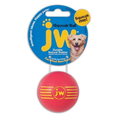 UPC: 0618940430308 | JW Pet Company iSqueak Ball Rubber Dog Toy  Small  Colors Vary