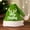 Light Green, variant on Christmas Gifts For Women Christmas Thick Cuffed Double Velvet Knitted Beanie Santa Printed For Children Adults Polyester Fiber Green 2Xs-L