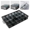 thumbnail image 3 of Caja de herramientas de plástico Sunnimix Contenedor de almacenamiento 18 rejils, 3 of 8