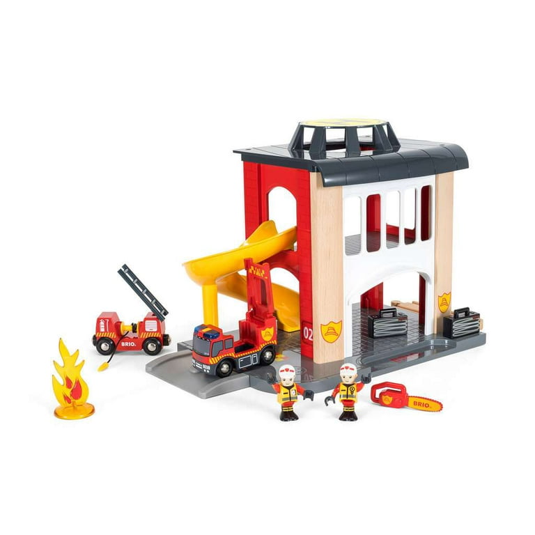 BRIO Fire Station Railway Accessory Walmart
