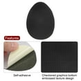 thumbnail image 4 of Uxcell 3 Pairs Non-Skid Shoe Pads 3.5"x2.6" Thicken No Slip Shoe Grip Stick Sole Protector Rubber Cushion Black, 4 of 6
