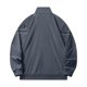 thumbnail image 5 of pstuiky camisas de manga larga para hombre, Sudadera tipo cárdigan con cremallera y cuello alto de manga larga de color liso para hombre camisetas de hombre l, 5 of 8