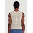 thumbnail image 4 of Women's Floral Crochet Button Front Vest, 4 of 4