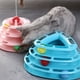 thumbnail image 4 of Juguete giratorio de cuatro capas para gatos, juguete para gatos, plato de juego, pelota, juguete para gatitos, suministros para mascotas, 4 of 4