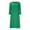 Green, variant on hotojiny Spring Dresses for Women Plus Size 3/4 Sleeve Round Neck Midi Dresses Cotton Pleated Slim Flowy A-Line Dress