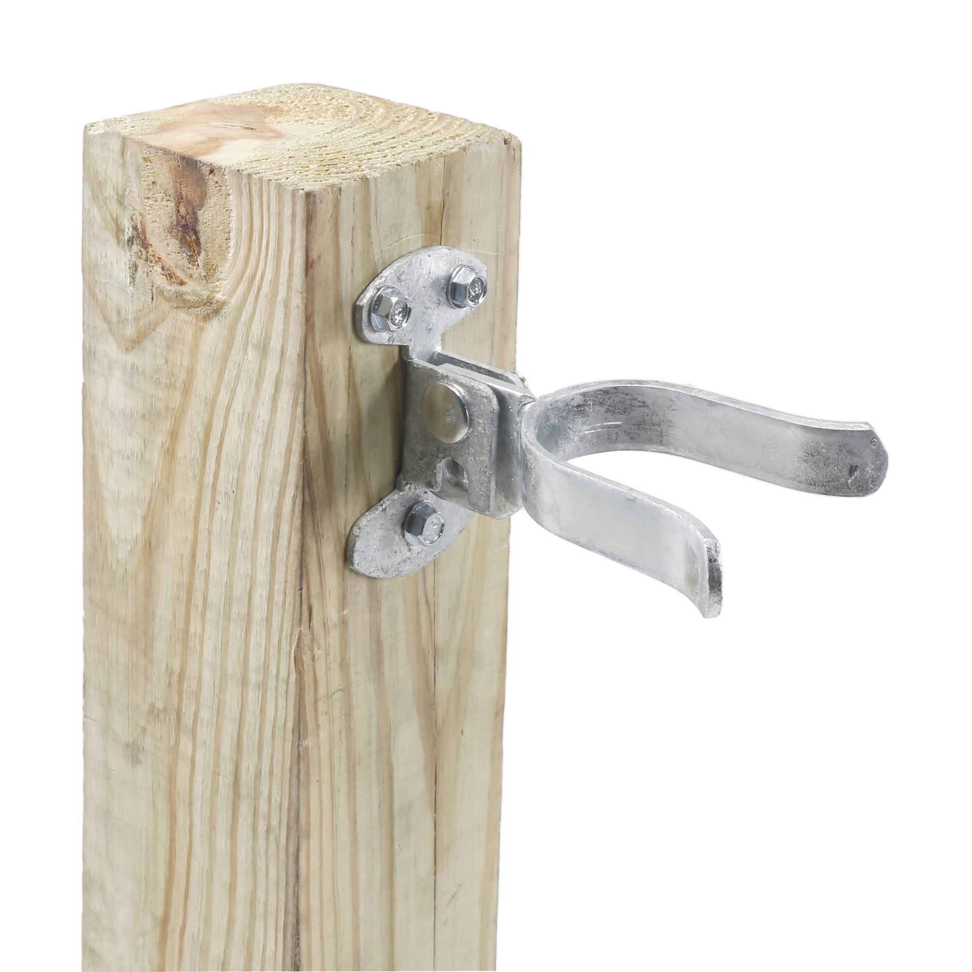 Plum Fittings 1-7/8' Gate Latch for Chain Link Fences | Galvanized Pressed Steel