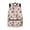 Cute Cartoon Bee Pattern, variant on Bold Backpack featuring Blue Lightning Snow Leopard - Great for Daily Commute, Outdoor Hiking & School Use