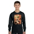 thumbnail image 2 of Awkward Styles Halloween Youth Sweatshirt Mummy Cat Crewneck Tee for Kids, 2 of 5