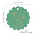 thumbnail image 6 of Inkdotpot Thank You For Sharing Our Special Day Bridal Shower-Baby Shower-Retirement-Wedding-Birthday Bottle Tag Real Rose Gold Foil Favor Hang Tags Pack Of 50, 6 of 6