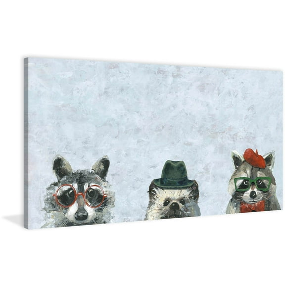 The Artists Painting Print on Wrapped Canvas