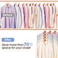 thumbnail image 4 of Ganchos Besslly para colgar ropa, 100 unidades, plástico negro, 4 of 8
