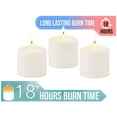 thumbnail image 3 of Stonebriar Collection Unscented Ivory Pillar Candle, 6-Pack, 3" x 3", 18-Hour Burn Time, 3 of 6