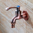 thumbnail image 3 of GROWTH TANK Robinet Mural Antique pour Jardin Robinet de Piscine Robinet de Lessive Rouge Bronze, 3 of 8