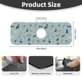 thumbnail image 2 of Sikiie Dog Pets Splash Guard for Sink Faucet-1 PC Super Absorbent Fast Drying Mat Sink Gadgets-Splash Guard for Kitchen, Sink Mat, 2 of 7