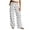 02-White, variant on Ruimatai Women's High Waist Wide Leg Pants Polka Dot Drawstring Pocket Loose Casual Full Length Trousers