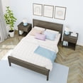 thumbnail image 6 of Max & Lily Full Size Bed Frame with Headboard, Solid Wood Platform Bed for Kids, Clay, 6 of 10