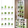 thumbnail image 2 of Soporte para plantas Otniap, 4 niveles, acrílico transparente, estantes de 40 cm, 2 of 9