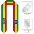 thumbnail image 2 of Class of 2025 Ethiopia Flag Graduation Stoles Shawls Sash International Study Graduate Scarves, 2 of 5