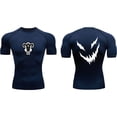 thumbnail image 2 of Camisa de compresión de entrenamiento de Anime para hombres, ropa interior atlética de secado rápido, protector de erupción, capa Base de gimnasio, equipo deportivo, 2 of 5