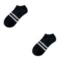 thumbnail image 1 of Minnieouse Los tobillos atléticos pegan la tela de algodón para la comodidad duradera Calcetines deportivos bien hechos del puño Negro 2Conjunto, 1 of 6