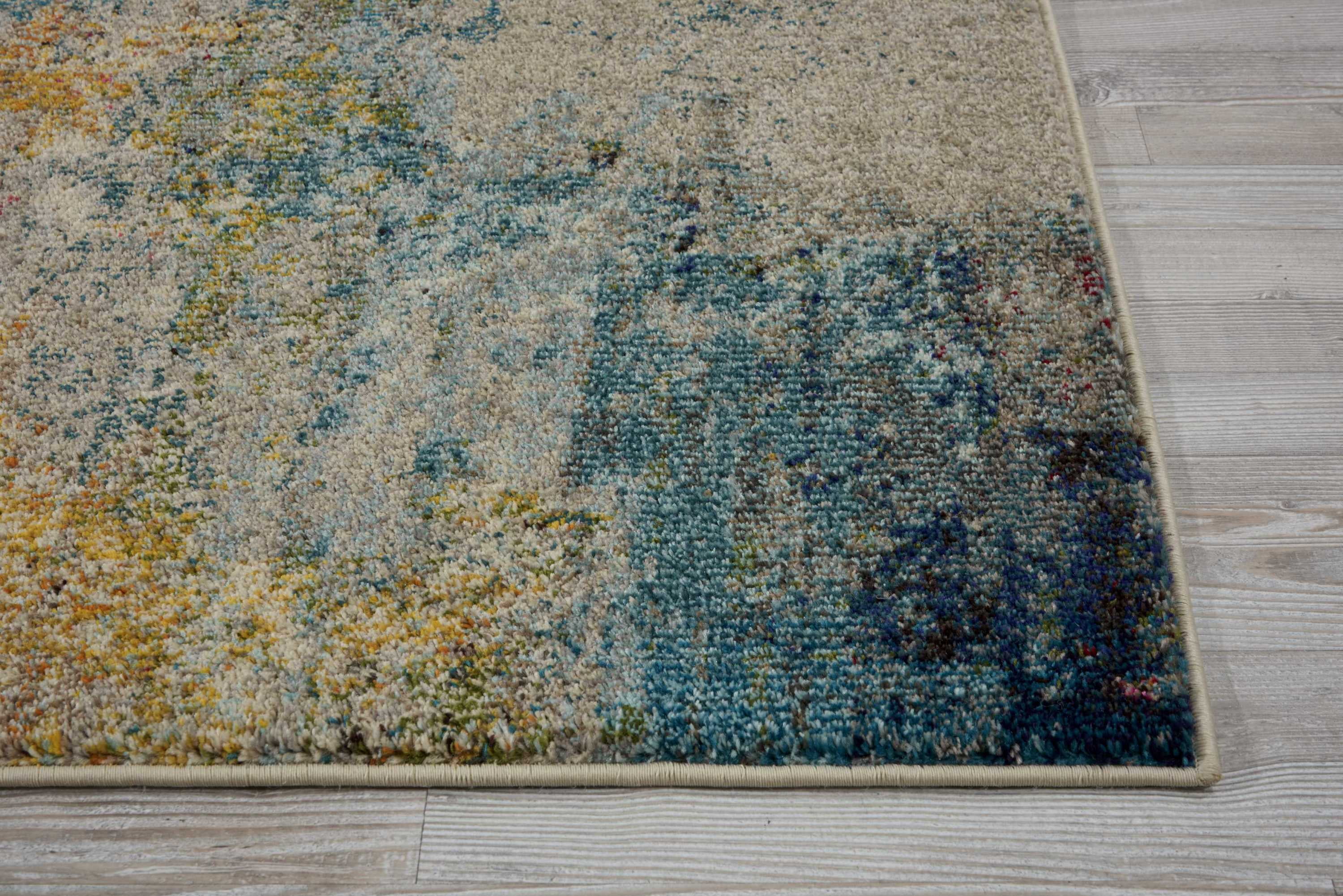 Nourison Celestial Abstract Sealife 2'2" x 7'6" Area Rug, (2x8)