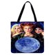 thumbnail image 5 of Bolso de compras de hombro con estampado de bruja de película, bolso de mano grande informal H Tmvgtek Para estrenar, 5 of 5