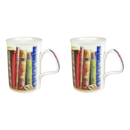 

Roy Kirkham Creative Writing Ceramic Lancaster Mugs in White (Set of 2)